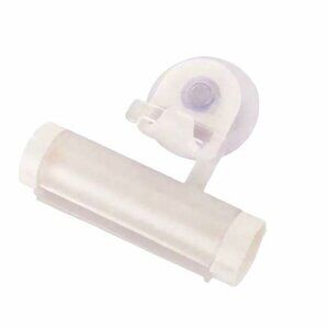 Rolling‎ Tube Toothpaste Squeezer Bathroom Gadget Set Of 2 White Plastic